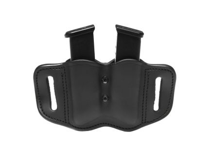 1791 Gunleather MAG F Double Magazine Carrier, Stealth Black - MAGF22SBLA
