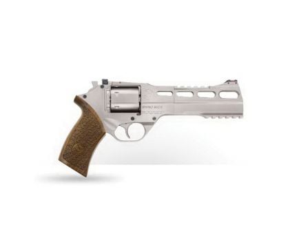 Chiappa Firearms Rhino 60DS Small .357 Mag Revolver, Nickel Plated - 340.224