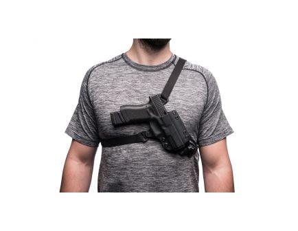 Black Point Tactical Outback Right Hand Glock 19/23 Chest System Holster, Textured Black - 105849