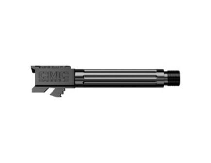 CMC Triggers Match Precision 9mm 4.01" Match Grade Fluted Threaded Barrel, Black Diamond-Like Carbon - 75521