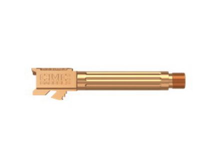 CMC Triggers Match Precision 9mm 4.01" Match Grade Fluted Threaded Barrel, Bronze TiCN - 75523