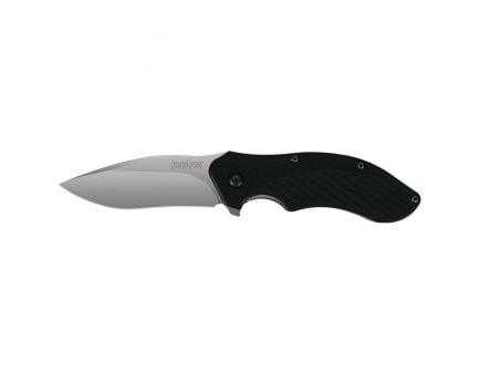 Kershaw Clash Drop Point Folder Knife, 3.1", Black - 1605
