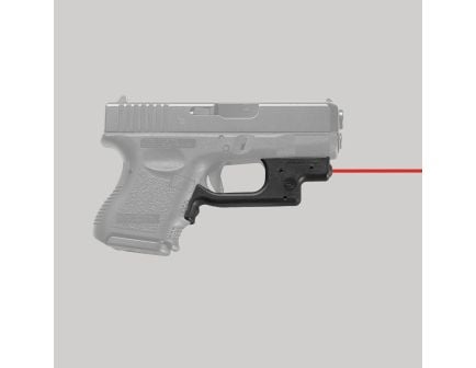 Crimson Trace Front Replacement Laser Grip for Glock 26, 36 Compact and Subcompact Pistols, Black - LG436