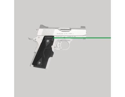 Crimson Trace Front Replacement Laser Grip for 1911 Compact Pistol, Black - LG404G
