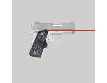 Crimson Trace Master Series Front Replacement Laser Grip for 1911 Compact Pistol, G10 Black/Gray - LG905