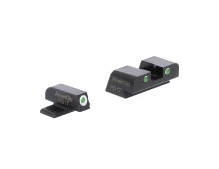 AmeriGlo Classic Self-Luminous 3 Dot #8 Front/Rear Night Sight Set for Sig P226/P239 Pistols - SG161