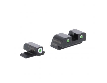 AmeriGlo Classic Self-Luminous 3 Dot Front/Rear Night Sight Set for Springfield XD, XDM Pistols - XD191