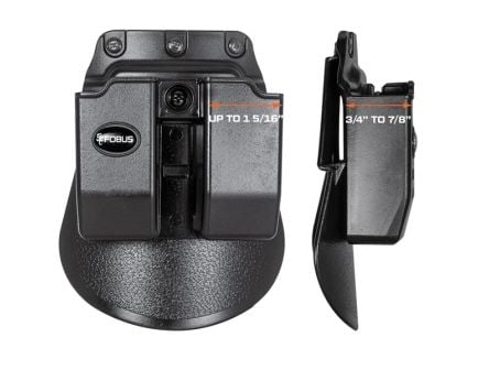 Fobus Double Magazine Pouch for 9mm/.40 (Glock and H&K USP), Black - 6900NDP