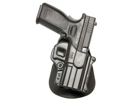 Fobus Standard Right Hand Springfield XD/XD(M) Holster, Paddle Mount, Smooth Black - SP11