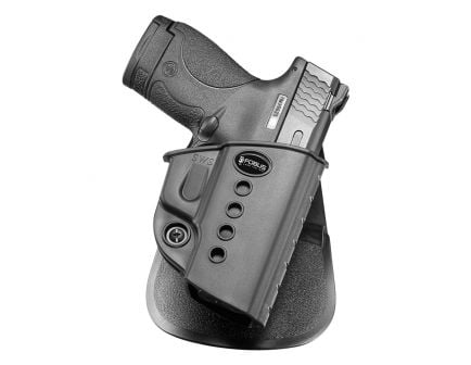 Fobus Evolution Right Hand S&W M&P Shield 9/40 Holster, Smooth Black - SWS