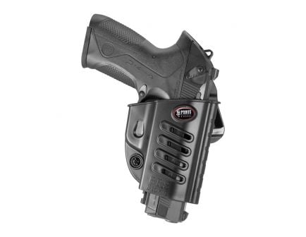 Fobus Evolution Right Hand Beretta PX4 Storm Holster, Belt Loop/Roto Slide Mount, Smooth Black - PX4BH