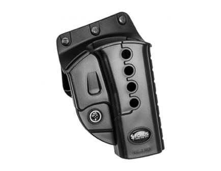 Fobus Evolution Right Hand Glock 17/19/22/34/35 Holster, Smooth Black - GL2E2BH