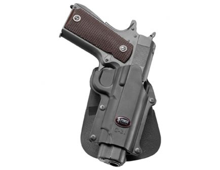Fobus Standard Right Hand Colt 45 Govt Commander/Officer Holster, Smooth Black - C21RP