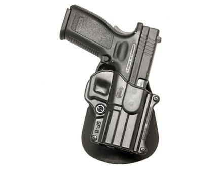 Fobus Standard Right Hand Springfield XD HS 2000 9/40/357 Holster, Smooth Black - SP11RP