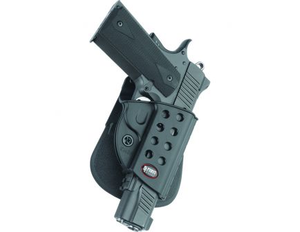 Fobus Evolution Right Hand 1911 Style Holster, Roto Paddle Mount, Smooth Black - R1911RP