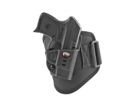 Fobus Ankle Right Hand Kel-Tec P-3AT/P32 Holster, Smooth Black - KT2GA