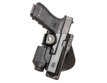 Fobus Tactical Right Hand Glock 17/22/31 Holster, Belt Clip Mount, Smooth Black - GLT17