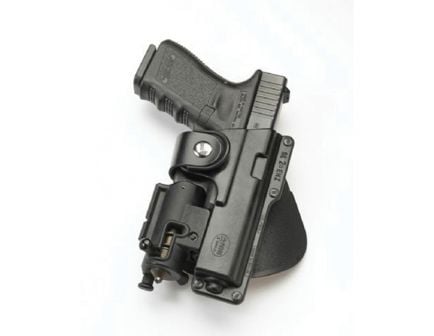 Fobus Tactical Right Hand Glock 19/23/32 Holster, Roto Paddle Mount, Smooth Black - GLT19RP