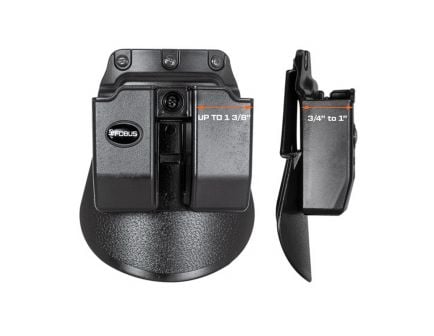Fobus Double Magazine Pouch for .45 ACP, Black - 6945HP