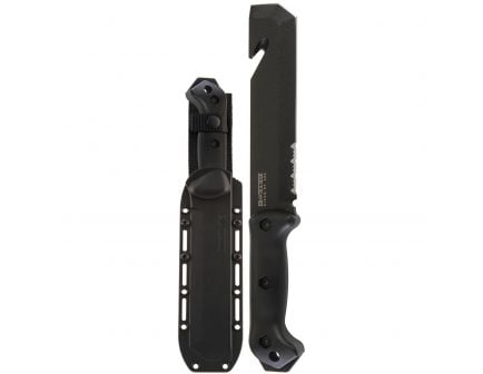 KA-BAR Becker Chisel Ground with Wire Cutter Fixed Blade Tac Tool, 7", Black - BK3