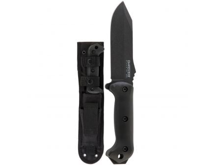 KA-BAR Becker Crewman Clip Point Fixed Blade Knife, 5.5", Black - BK10