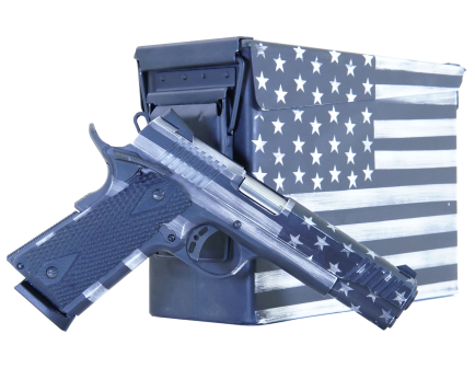 Legacy Sports Citadel M1911 .45 ACP Pistol, American Flag Battleworn Gray Cerakote - CITC45FUSGAC