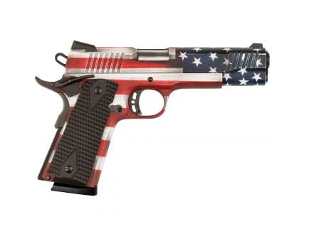 Legacy Sports Citadel M1911 Government 9mm Pistol, American Flag Battleworn Gray Cerakote - CITC9MMFSPUSG