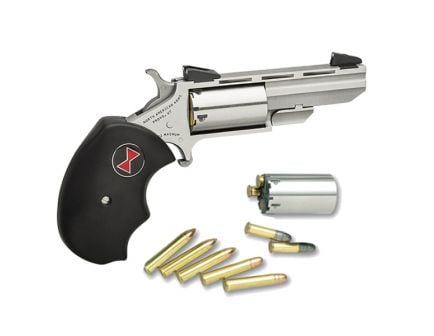 North American Arms Black Widow Compact .22 Mag/.22lr Revolver, SS - BWC