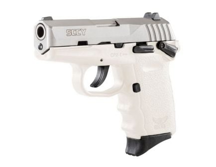 SCCY CPX-1 9mm Pistol, White - CPX1TTWT