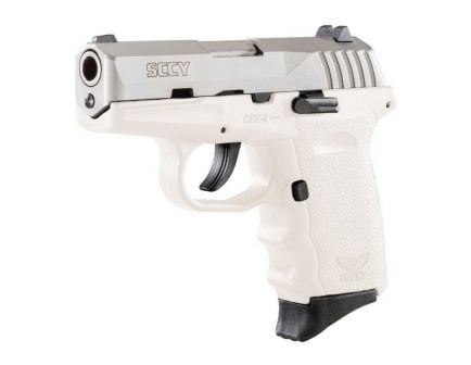 SCCY CPX-2 9mm Pistol, White - CPX2TTWT