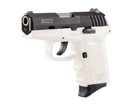 SCCY CPX-2 9mm Pistol, White - CPX2CBWT