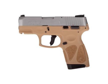 Taurus G2S Compact 9mm Pistol, Tan - 1-G2S939T