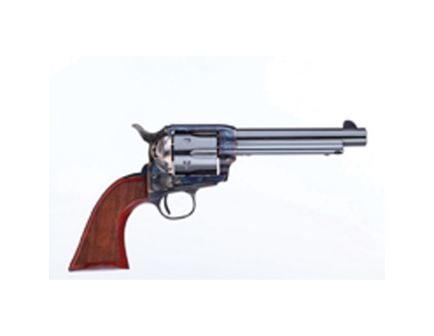 Taylors & Company The Gunfighter Checkered/Large Army Grip .45 LC Revolver, Case Hardened - 555139