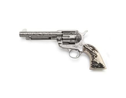 Taylors & Company 1873 Cattle Brand Engraved .45 LC Revolver, Nickel Plated - OG1408