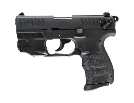Walther P22 Q .22lr Pistol w/ Laser Set, Blk - 5120729