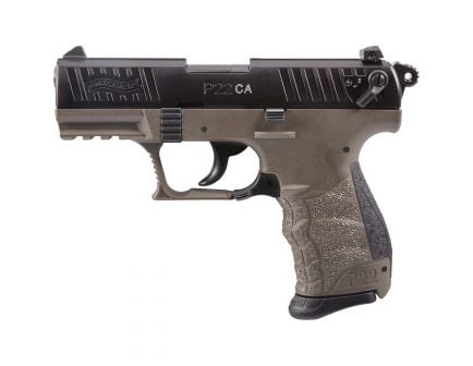 Walther P22 CA 5" .22lr Pistol, FDE - 5120363