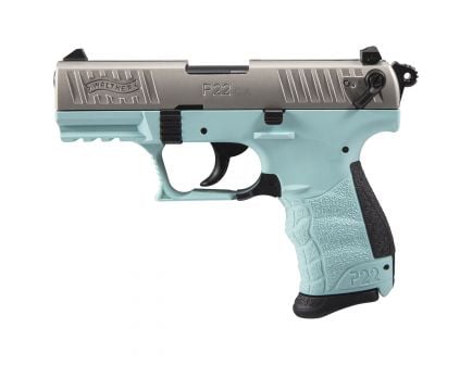 Walther P22 CA .22lr Pistol, Angel Blue - 5120362