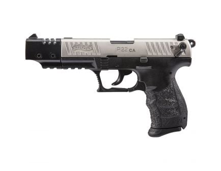 Walther P22 CA .22lr Pistol, Target Nickel - 5120337