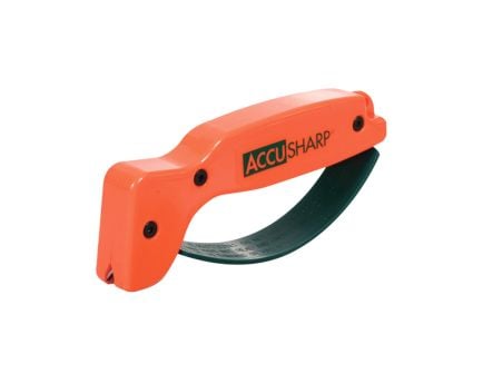 AccuSharp Knife and Tool Sharpener, Orange Handle