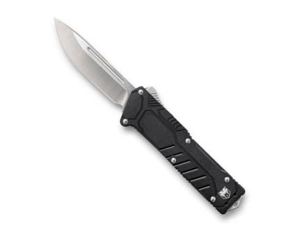 CobraTec Knives Special Forces Drop Point Knife, 3.25", Black - CTSFD2DNS