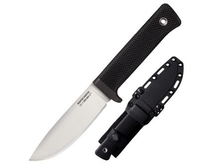 Cold Steel Master Hunter in San Mai Drop Point Fixed Blade Knife, 4.5", Black - 36JSK
