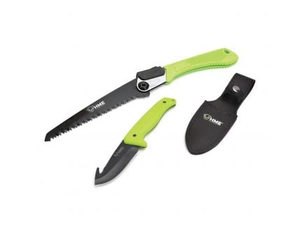 HME Folding Saw and Fixed Blade Gut Hook Combo, Black Oxide - KNFSFB