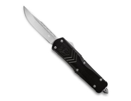 CobraTec Knives FS-X Small Drop Point Knife, 2.75", Black - SBLKFSXSDNS