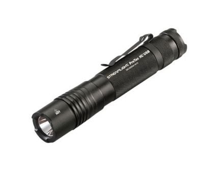 Streamlight ProTac HL 1000/380/65 lm C4 LED High Lumen USB Rechargeable Water-Resistant Tactical Flashlight, Black - 88054
