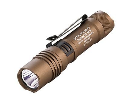 Streamlight ProTac 350 lm C4 LED Super Bright Tactical Dual Fuel Flashlight, Coyote - 88073
