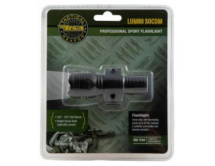 BSA Pressure Switch Rail Mount Flashlight w/ Xenon Bulb
