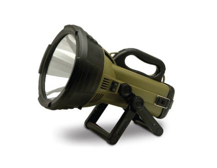 Cyclops Colossus Halogen Rechargeable Spotlight, Black/Green - CYC-C18MIL-FE