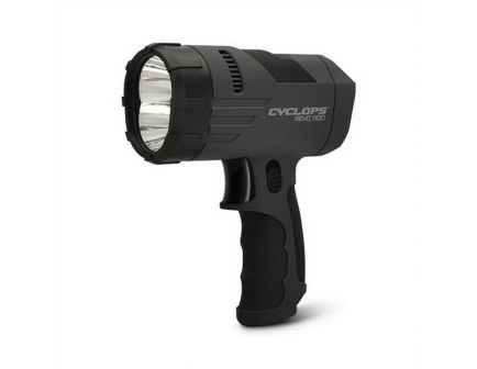 Cyclops ReVO 1100 lm (2) Hi-Power Luxeon LED Handheld Rechargeable Spotlight, Gray - CYCX11100H
