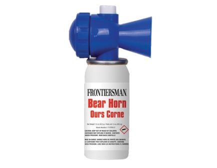 Sabre Frontiersman 115 dB Portable Bear Horn, White - F-HORN-01