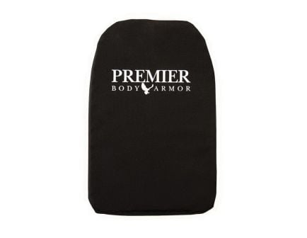 Premier Body Armor Kevlar/500 Denier Cordura Vertx Backpack Panel, 8.5" W x 14" H x 0.22" T, Black - BPP-9027